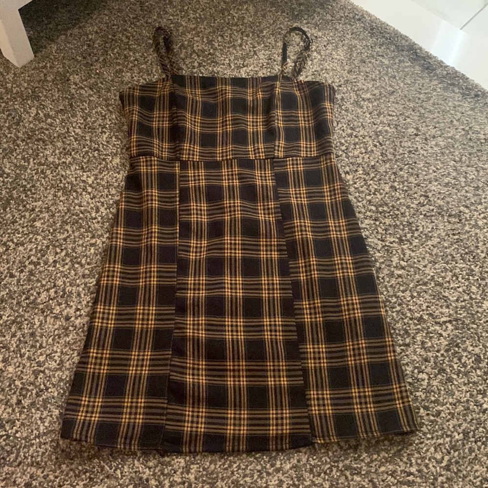 plaid dress